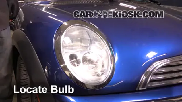 2005 Mini Cooper 1.6L 4 Cyl. Coupe Luces Luz de carretera (reemplazar foco) 